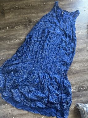Rachel pally Blue Printed Women's Midi dress